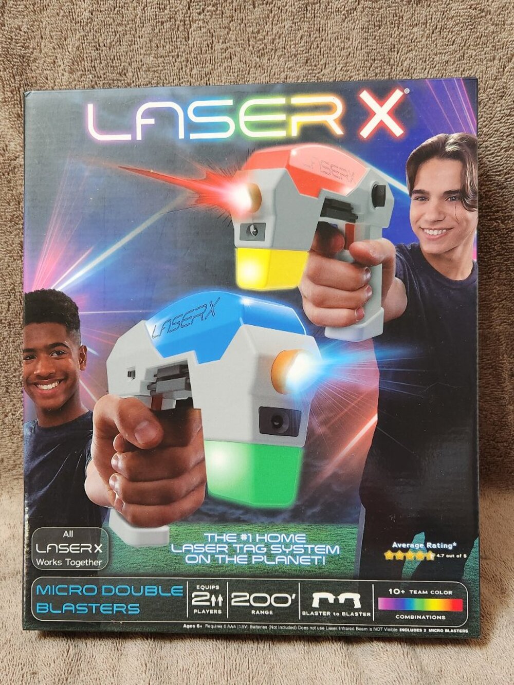 LASER X Micro Double Blasters Laser Tag Game - NEW